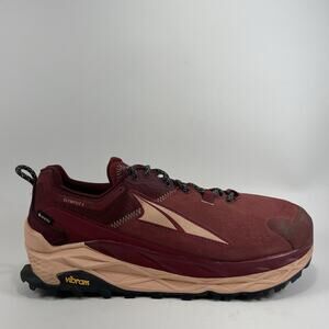 Altra Olympus 5 Hike Low GTX Womens Size 12 Maroon Red Pink Waterproof Goretex